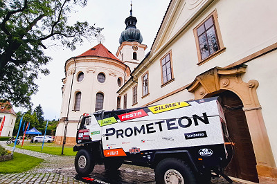 Vítěz rally Dakar v Břevnovském klášteře