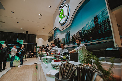 IN CATERING na představení nových vozů Škoda